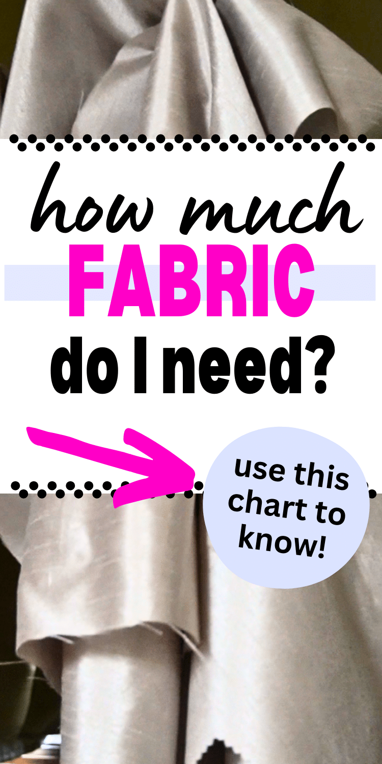 How Much Pattern How Much Fabric to Buy for that Sewing Project? - Fabricated Closet