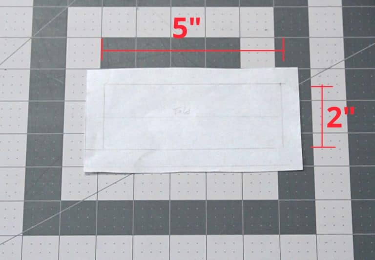 pattern for cutting fabric scraps
