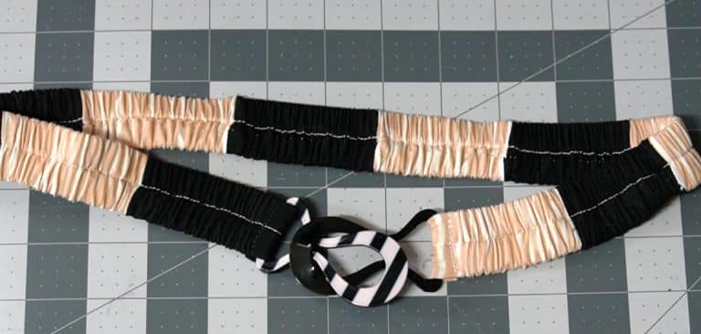 finished elastic belt