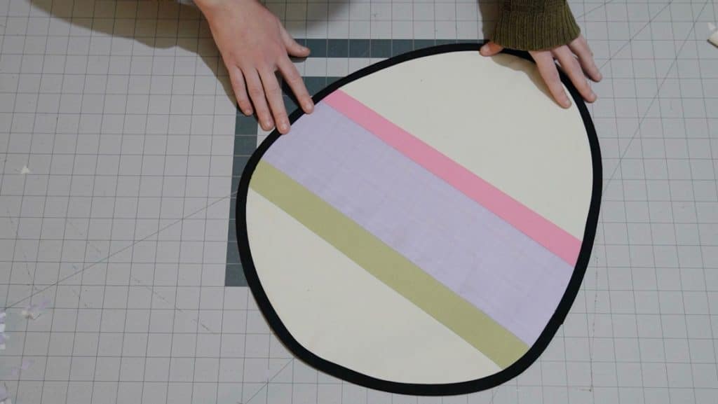 finished Easter egg placemat