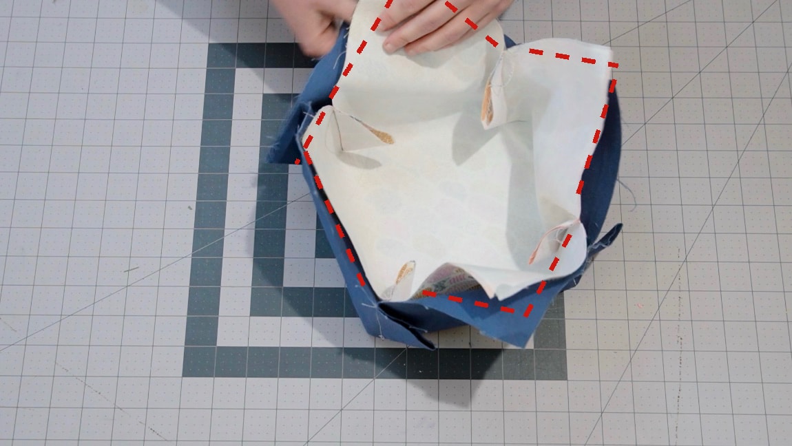 Tutorial: How to Make an Easter Basket With Fabric - Fabricated Closet