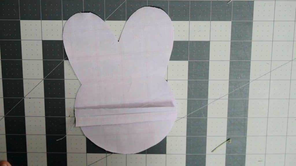 back of coaster sewn together