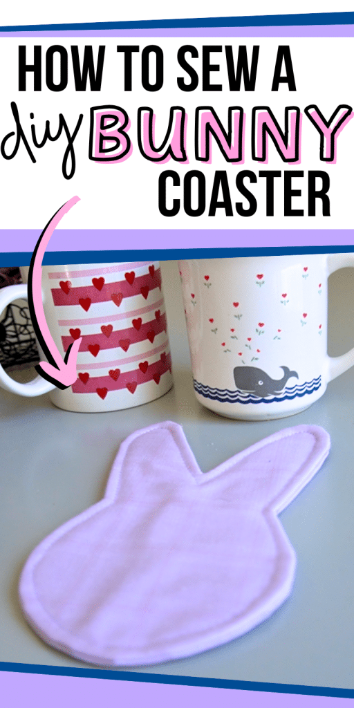 how to sew a diy bunny coaster