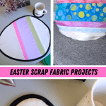 5 easter egg ideas; Easter scrap fabric projects