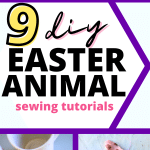 9 diy easter animal sewing tutorials