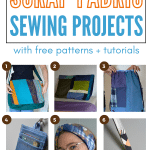 25+ scrap fabric sewing projects
