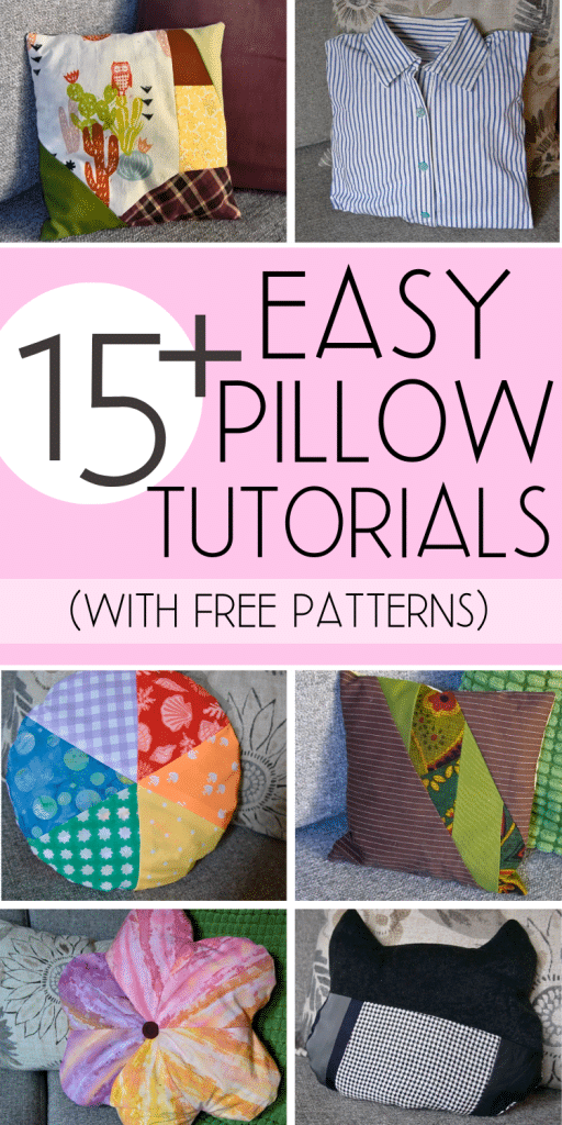 15+ easy pillow tutorials