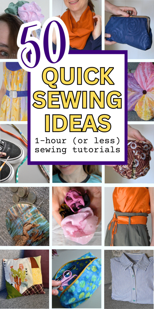 50 quick sewing ideas