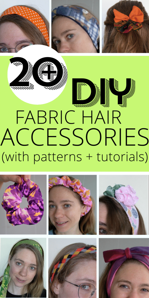 20 diy fabric hair accessories