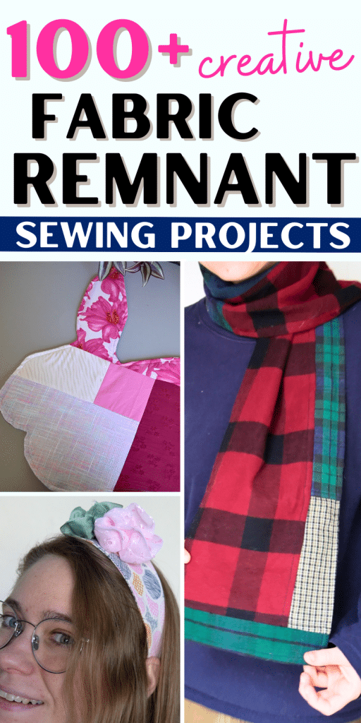 100+ tutorials with fabric remnants