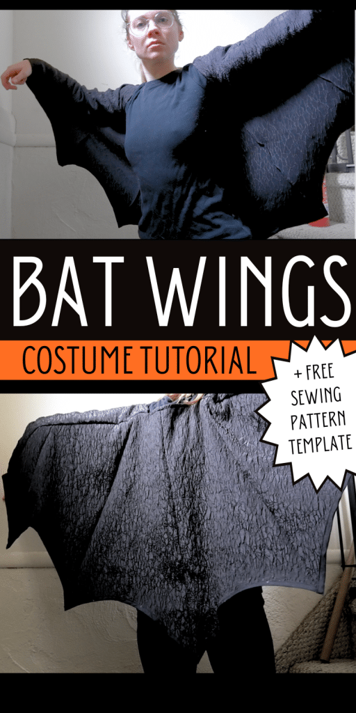 bat wings costume tutorial