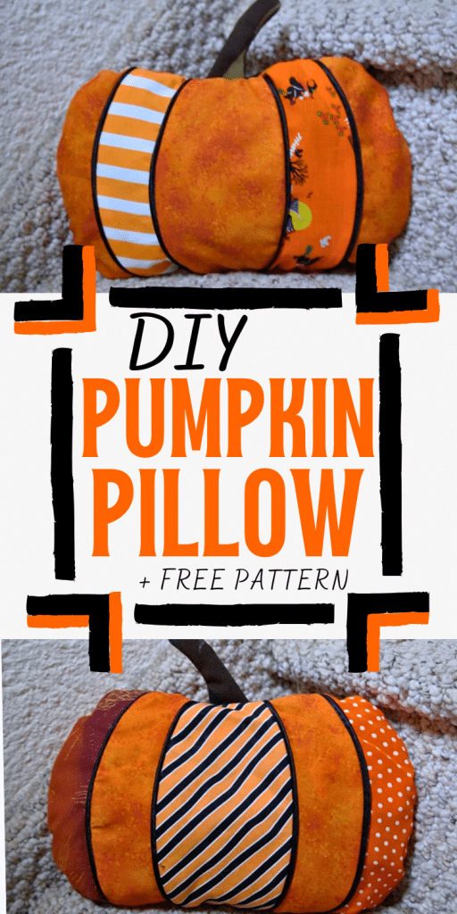 diy pumpkin pillow free pattern