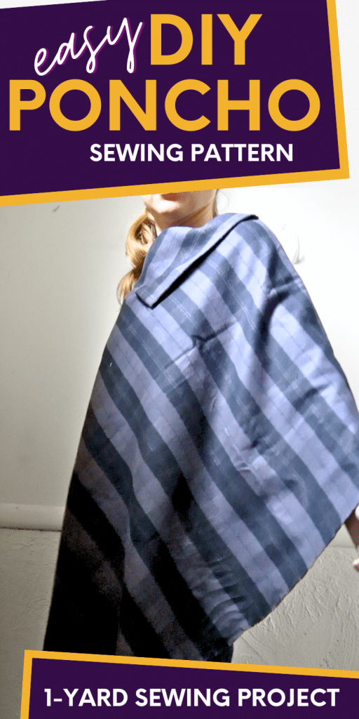 DIY poncho tutorial