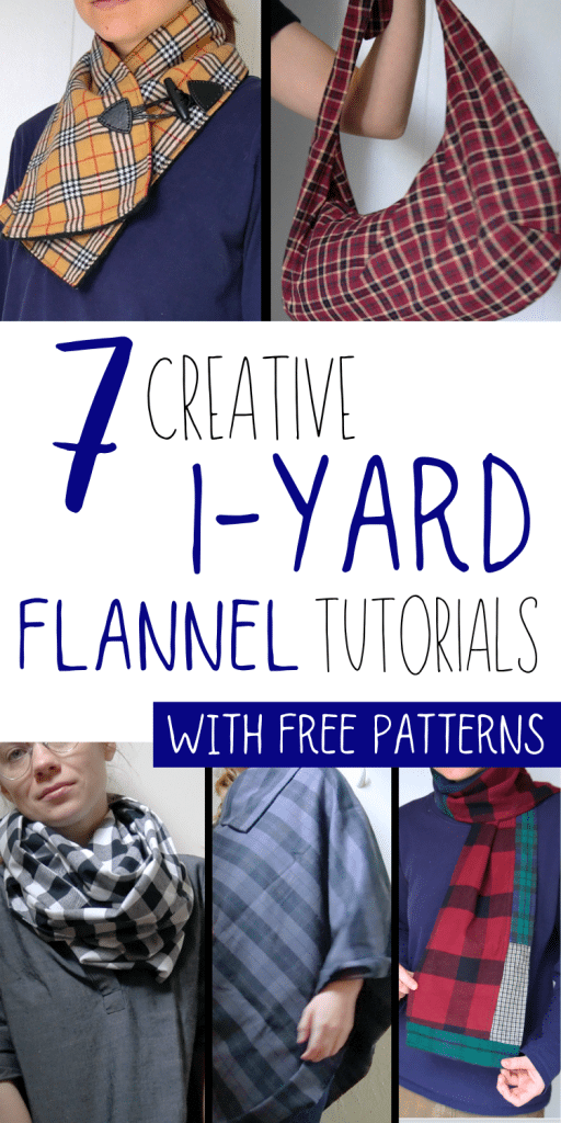 7 creative 1-yard flannel tutorials