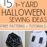 15 1-yard Halloween sewing ideas