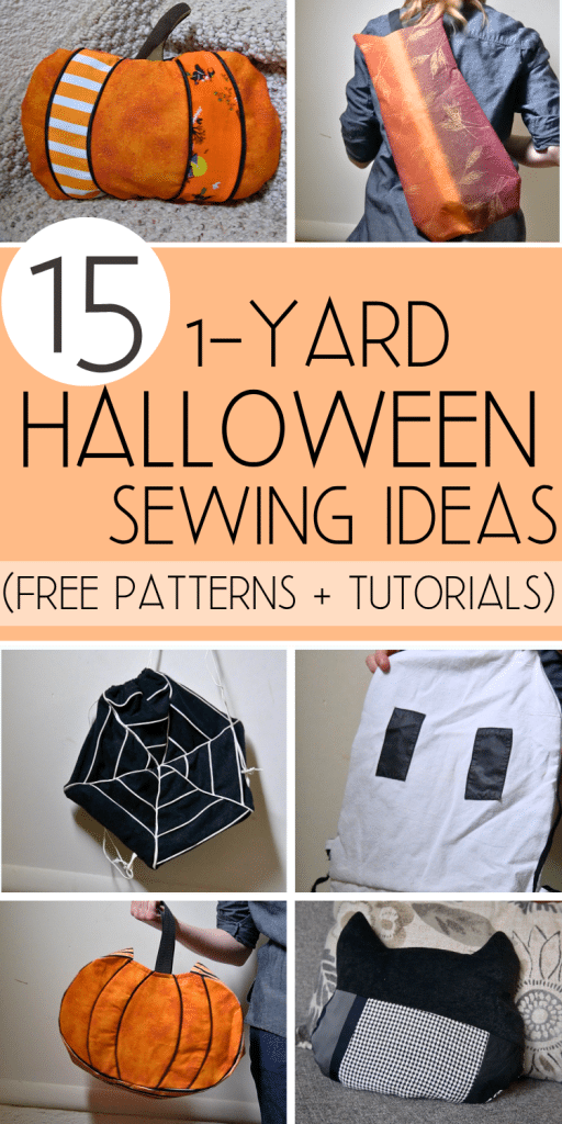15 1-yard Halloween sewing ideas