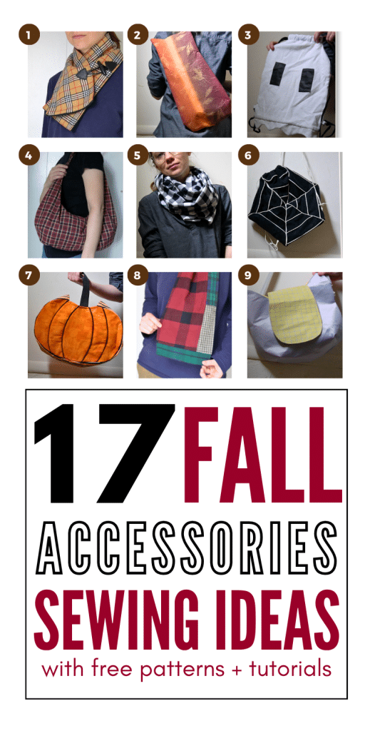 17 fall accessory sewing ideas