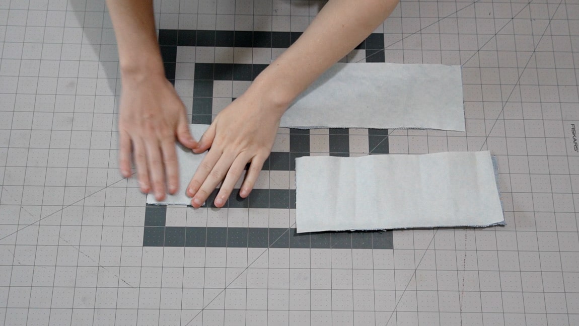apply interfacing to pattern pieces