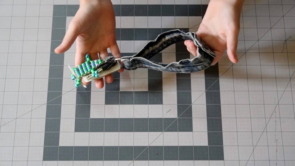 finished keychain band