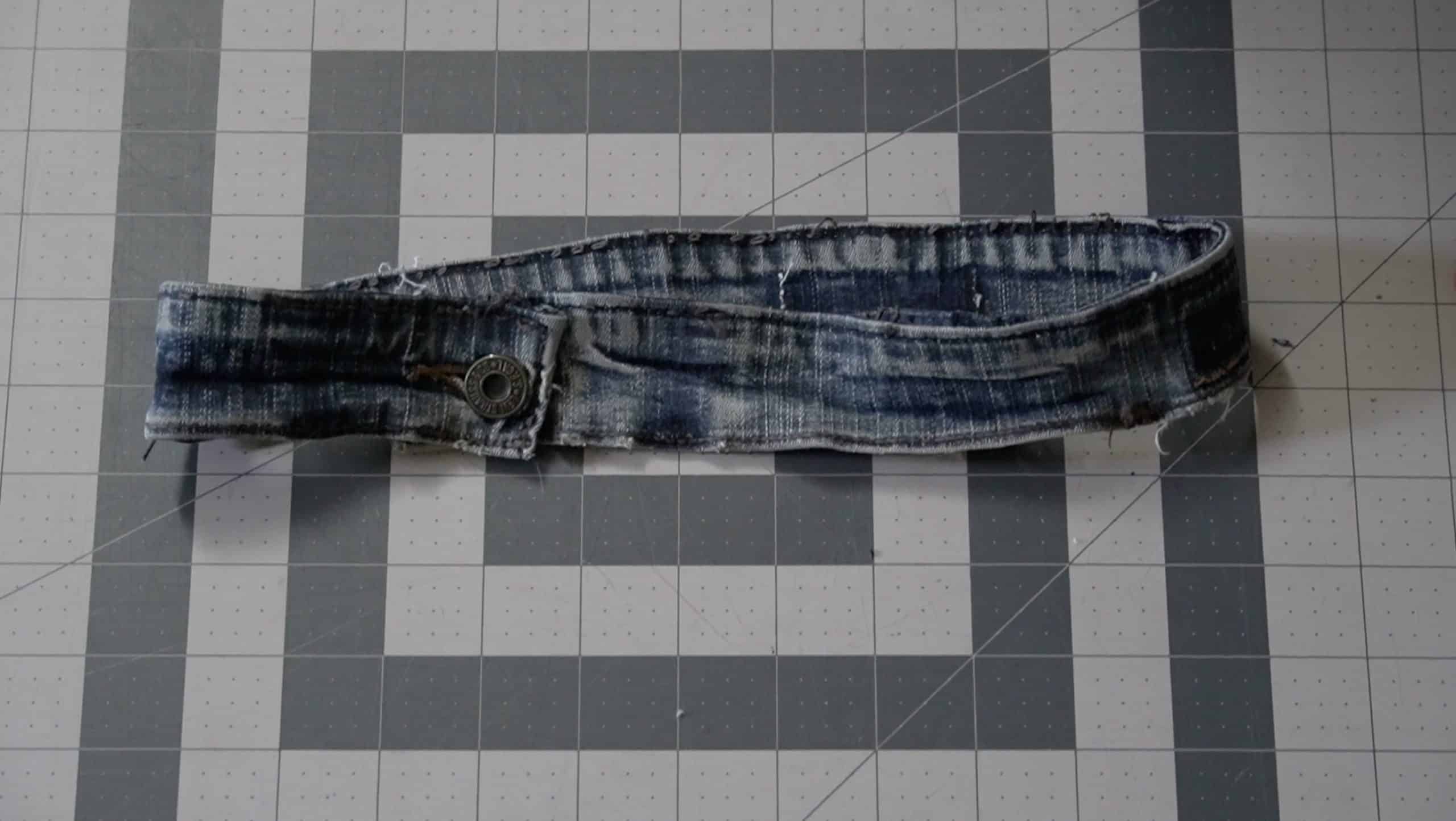 remove jeans waistband