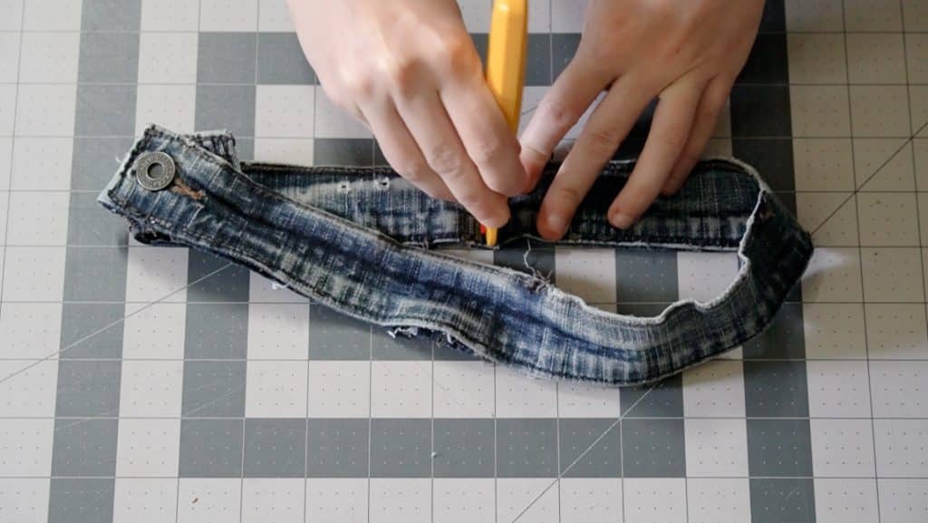 cut waistband to desired length