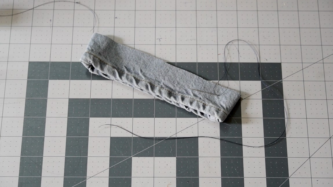 cut loop from old pair of pants