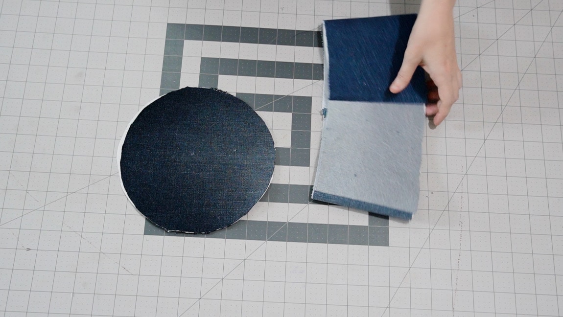 sew top to crown