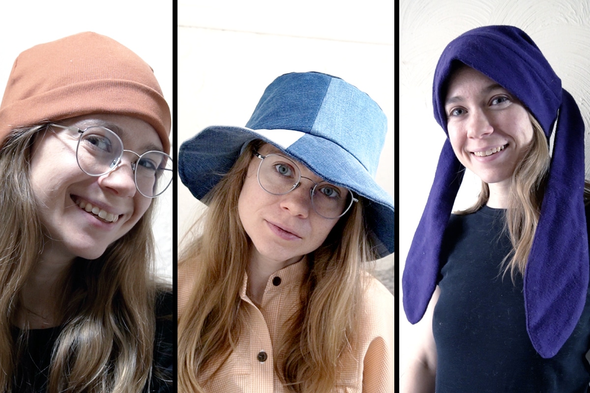 examples of hats to sew