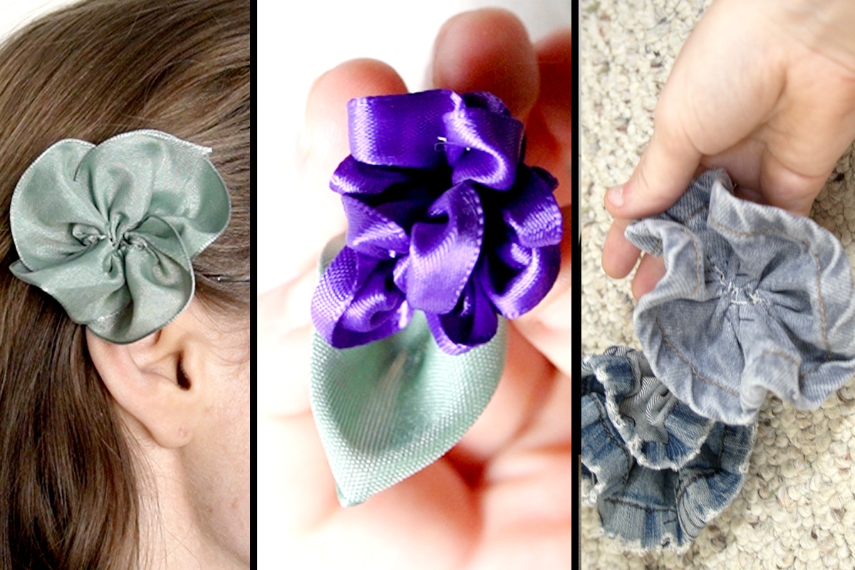 examples of fabric flowers