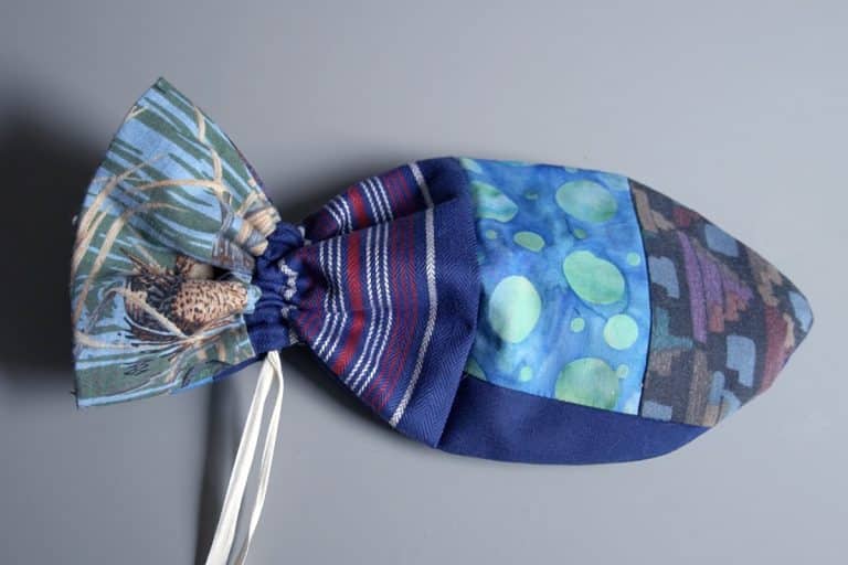 drawstring fish pouch
