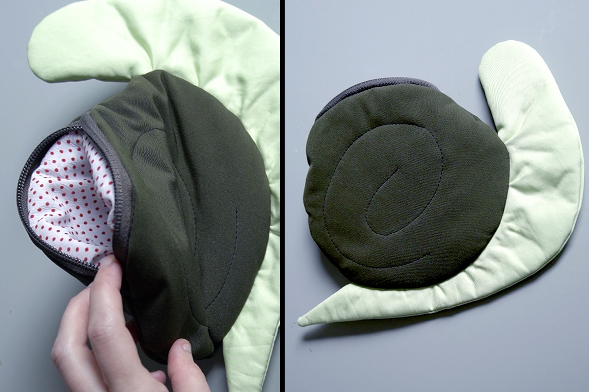 zipper snail pouch