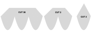 feather scarf pattern