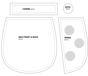 ladybug backpack pattern
