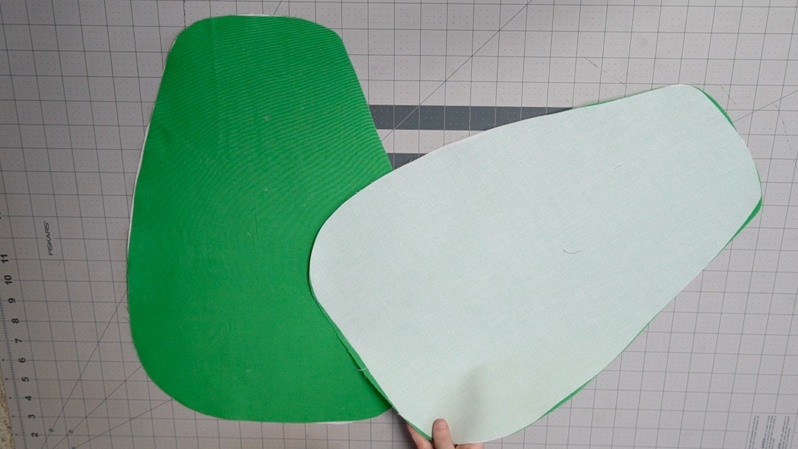 apply interfacing to the lining layers