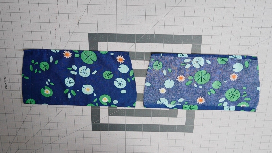 hem the upper edge of the inner pockets