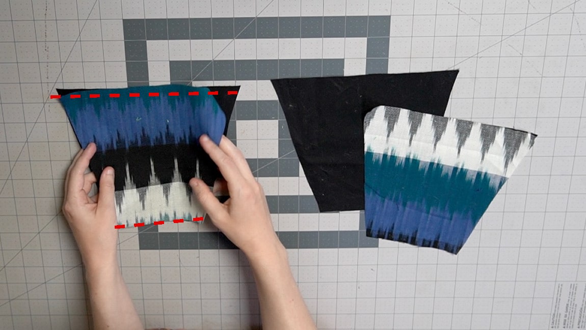 sew pocket to pocket lining along the top and bottom