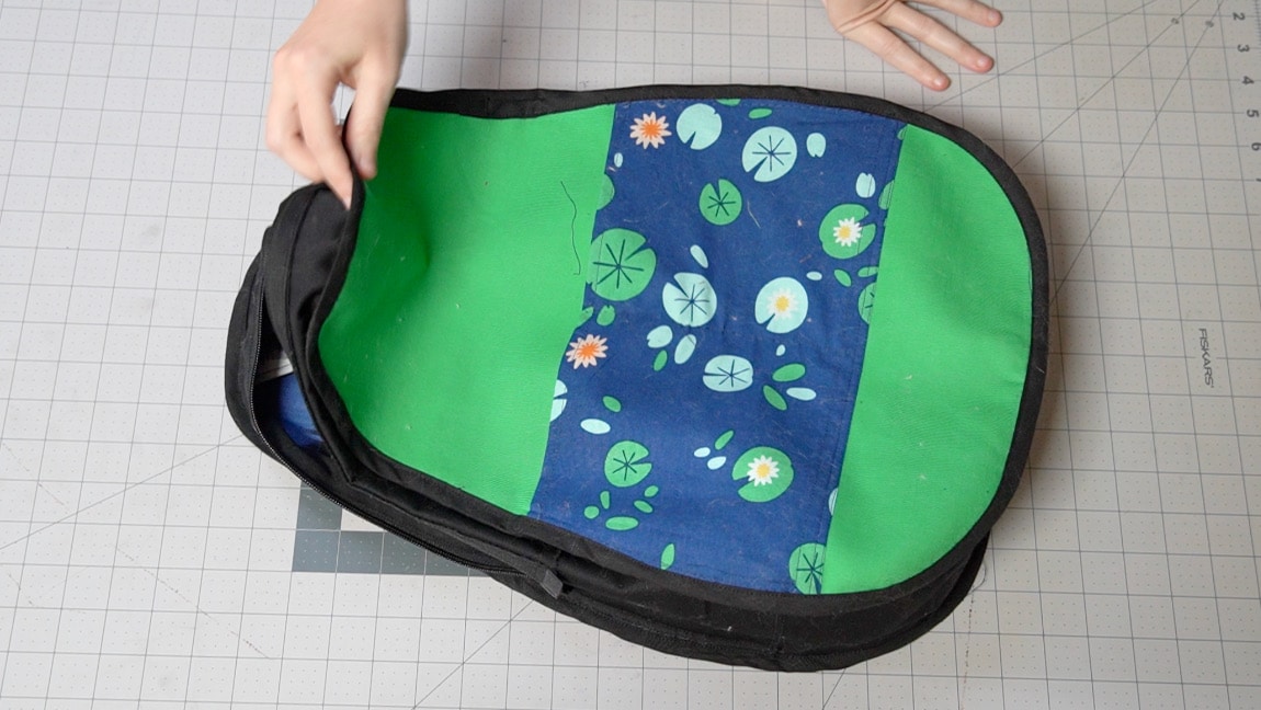 use double fold bias tape to encase the seams to finish it