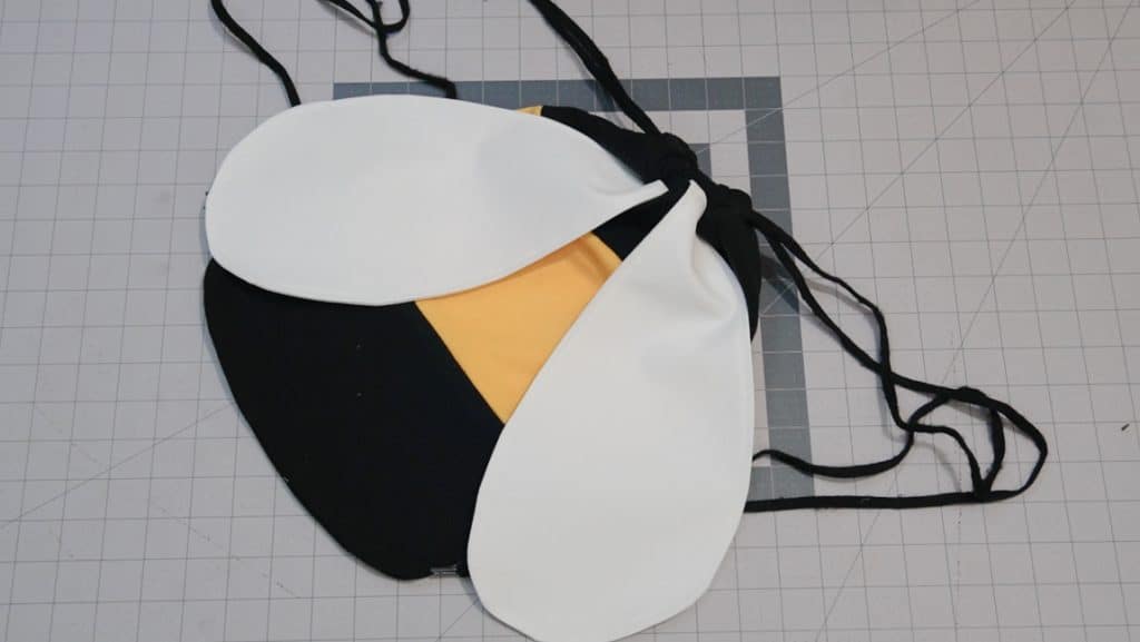finished bee bag