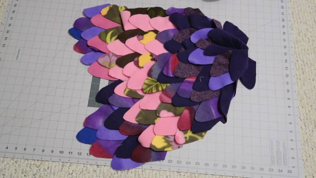 finished scarf