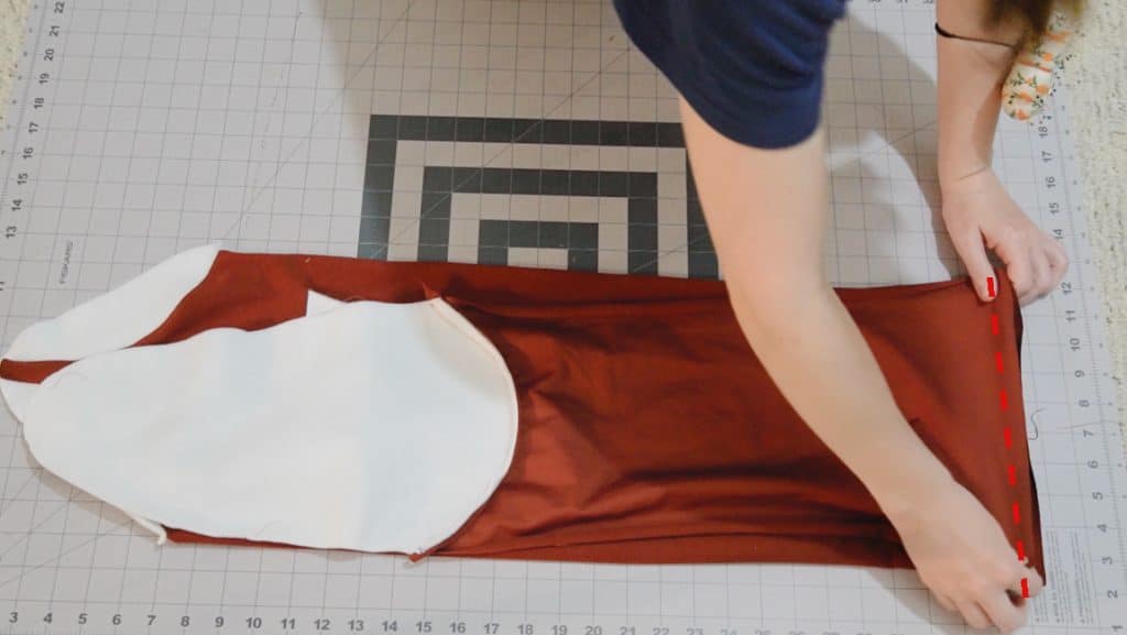 sew fox head and tail together