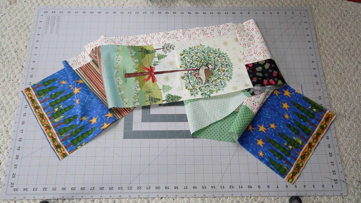 sew the two sides together