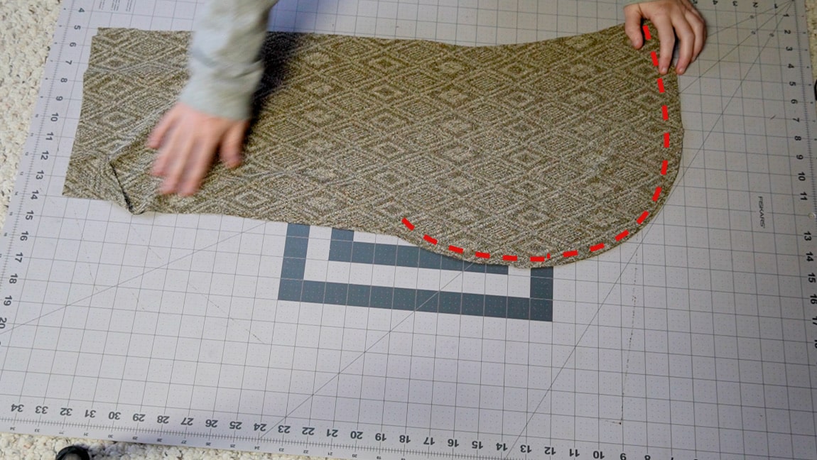 sew scarf hood together