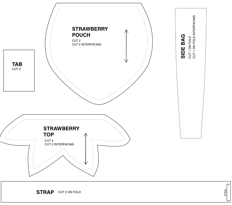 strawberry purse pattern