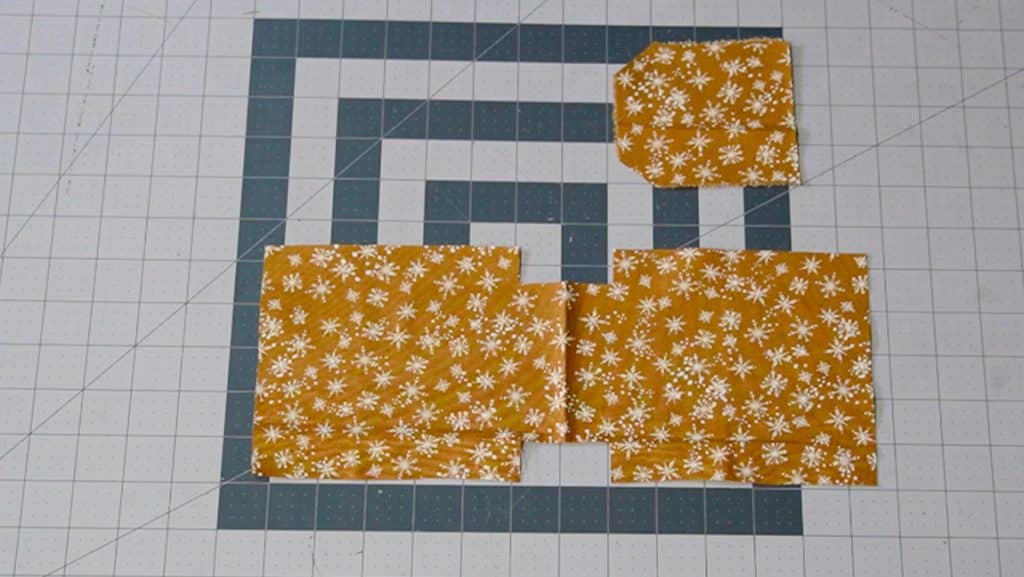 tissue pouch pattern pieces