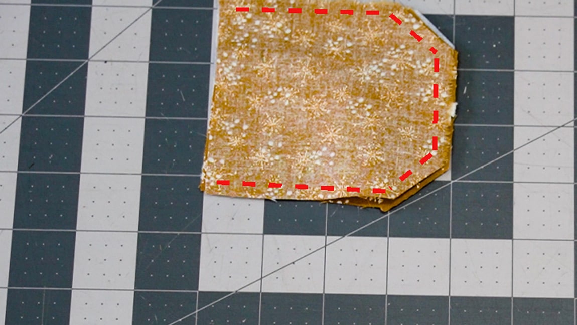 sew the top pieces around the perimeter