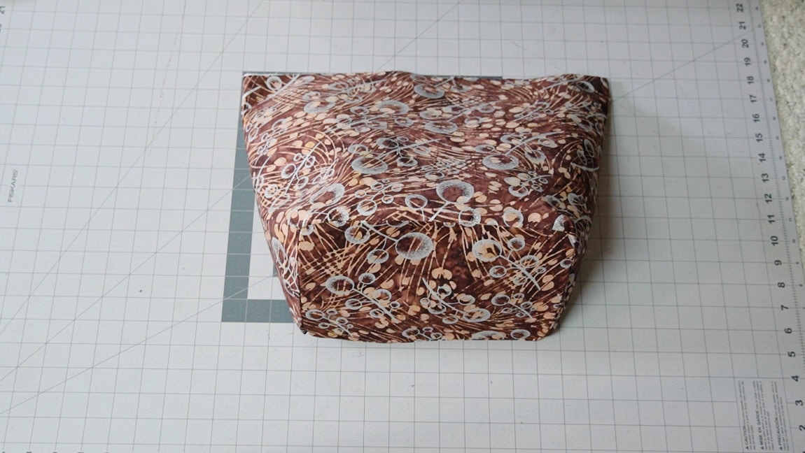 sew the bag to the base