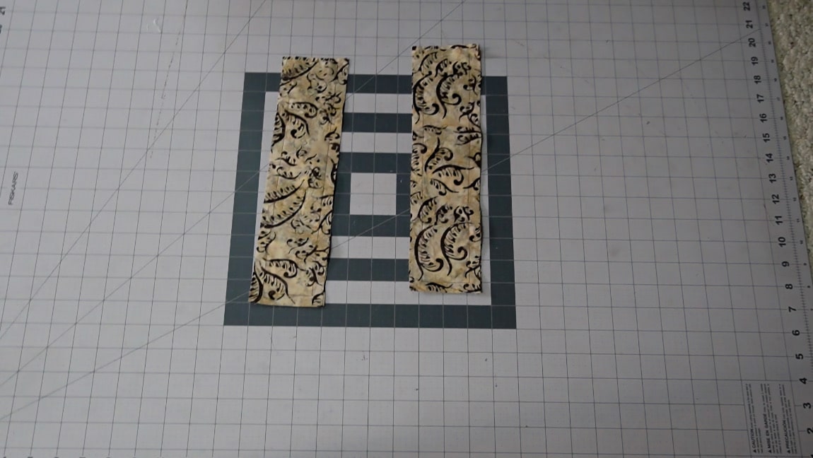 sew the straps together along the long sides