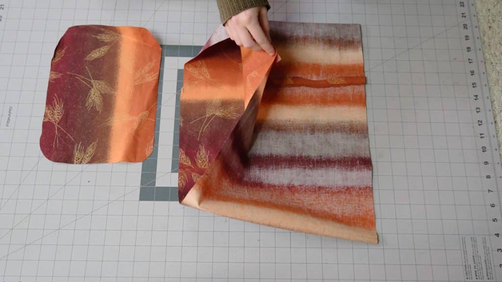 sew lining to lining base