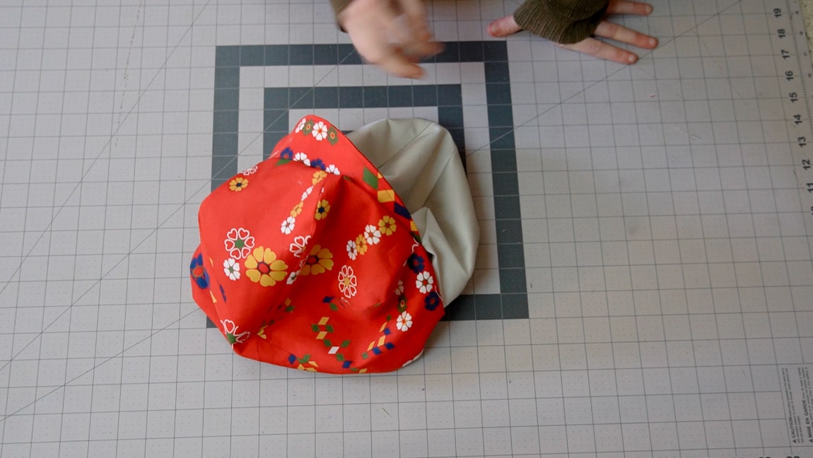 turn hat to right side