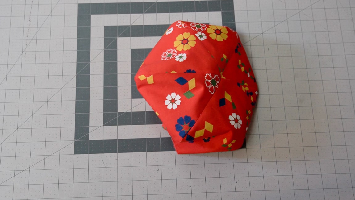sew the hat pieces together along the center